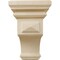 Ekena Millwork 3 1/2"W x 3 3/4"D x 6"H Mini Woodruff Wood Corbel, Rubberwood CORW03X03X06WFRW - alternate 4